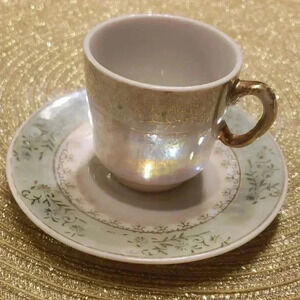 Vintage made in Japan set of small cofe cup and dish Japan